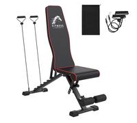 Dskeuzeew Banc de Musculation avec Sac de Protection, Banc Inclinable Réglable avec 8 Angles de Dossier & 4 Angles D'assise,Entraînement Corps Complet à la Maison & au Bureau