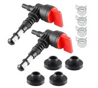 DSkoiph Vanne d'arrêt de gaz carburant, DSHCD807, noir, pour générateurs Kohler 25 462 03-S, Briggs & Stratton 192980GS, Generac, Troy-Bilt