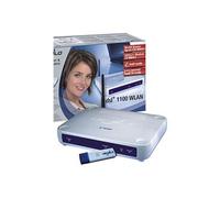 dsl+ 1100 WLAN - Routeur sans fil - modem ADSL commutateur 4 ports -