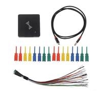 DSLogic U2Basic Analyseur logique 16 canaux 100 MHz 1,6 Gbps Échantillonnage en temps réel 256 Mbit Mémoire USB Analyse de protocole pour ingénieurs Noir
