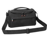 DSLR Camera Bag Shoulder Bag with 1-2 Lenses Waterproof PU Leather Camera Bag Compatible with Canon Nikon Sony Black,Black,Camera Case