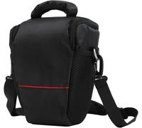 DSLR Camera Bag Shoulder Bag with Rain Cover for Canon Nikon Sony Cameras and Accessories (Black),Black,Modern