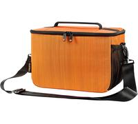 DSLR Camera Protective Case with Waterproof Partition for Sony Canon Nikon DSLR Camera with Lens Accessories,Orange,Shoulder Bag,Orange,Crossbody bag