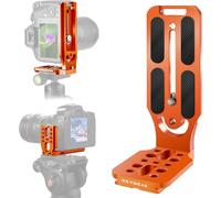 DSLR Camera Vertical L Bracket Quick Release Plate with Screw and Key Compatible with Canon/Nikon/Sony/DJI Osmo Ronin Zhiyun Stabilizer Tripod
