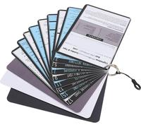 DSLR -Cheat Blatt Balance des blancs gris paquet de cartes Guide de référence rapide Master Master Vos réglages d'appareil photo Astuces de photographie