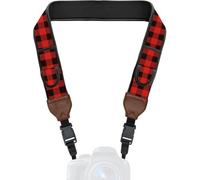 DSLR SLR Camera Strap with Padded Storage Pouches - Compatible with Canon EOS, Nikon, Pentax and More - Scottish