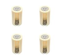DSLRKIT 3AA(LR6) to D Size Parallel Battery Convertor Adapter Holder (Pack of 4)