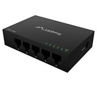 DSM1-1005 Ethernet Switch DC Prise, RJ45 Femelle x5 Noir 10Gbps LANBERG