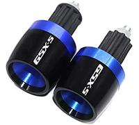 DSMBKS - Accessoires de moto - 22 mm - Embouts de guidon pour S/uzuki GSX-R 600 750 650 1000 K4 K5 K6 K7 K8 K9 - Bleu