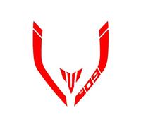 DSMBKS Autocollant de moto Racing MT-09 avec logo étanche pour Y-amaha Mt09 Mt 09 Mt-09,1 Rouge