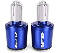 DSMBKS Embouts de guidon de moto en aluminium CNC pour S/UZUKI GSR 750 600 400 GSR400 GSR600 GSR750 Bleu 22 mm