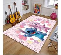 DSN-9777 Tapis de sol de dessin animé Disney Lilo & Stitch pour la maison chambre à coucher salon antidérapa Taille:40x60cm