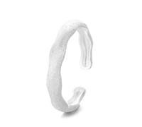 Dsnyu Bague Argent 925 Femme, Alliance de Mariage Vague Argent Cadeau d'anniversaire Taille Réglable