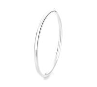 Dsnyu Bague de Promesse Argent, Bague Femme Fiançailles Argent Sterling 925 Mince Simple Empilable Alliance Taille 51.5