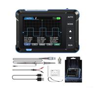 DSO153 Oscilloscope numérique portable 1 MHz bande passante 5 MS/s avec générateur de signal intégré 10 kHz, écran LCD de 7,1 cm, configuration automatique pour tests électroniques (B)