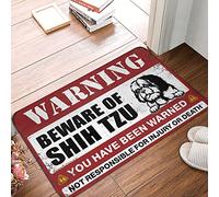 Dsoluuing Beer Decor Tapis Beware of Shih Tzu Grand tapis de porte d'automne tapis de sol pour l'entrée de la maison (taille : 40 x 60 cm)