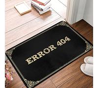 Dsoluuing Paillasson entrée extérieure drôle erreur 404 paillasson tapis de sol pour la maison printemps tapis d'extérieur (couleur : couleur, taille : 40 x 60 cm)