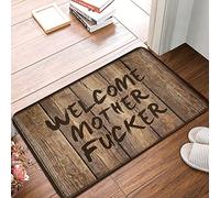 Dsoluuing Tapis d'automne en plein air Welcome Mother Fucker Mat Grand paillasson intérieur entrée décor pour chambre à coucher (taille : 50 x 80 cm)