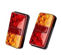 Dsonbc 2 Feux Arrière LED Étanches Pour Remorque Voiture Camion Fourgonnette Camionnette Clignotants Auto Feux arrières