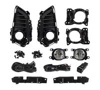 Dsonbc Ensemble feux antibrouillard Feu Antibrouillard Led DRL Pour Yaris Pour Ativ 2022 2023 Feux De Jour Pare-choc Avant Couvercle Phare Faisceau Câbles Relais 12V