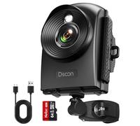 Dsoon Caméra Accélérée, Caméra Extérieure 1080P FHD pour Chantiers, 180 Jours en Veille, Angle Large 110° & Écran LCD 2,4", IP66 Étanche, Modes Multiples, Carte TF 64GB Incluse