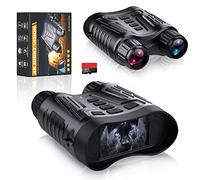 Dsoon Jumelle Vision Nocturne, Lunette Vision Nocturne, Vision Nocturne Infrarouge Rechargeable 3000mah Numérique Vidéos 4k avec Son, Image 36m avec Interface de Type C, avec Carte Mémoire de 32GO