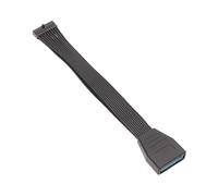DSOUWEH Câble d'extension PCIe pour Carte Riser, Plaque arrière, Montage Vertical pour GPU, Connexion à 180 degrés, Hautes Performances. pour Nom du