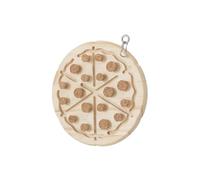 DSOUWEH Jeu de Puzzle en Bois pour perroquets, offrant Un système de,Pizza | stimulant et favorisant le jeu interactif et le développement de l'intelligence. Ce puzzle pour oiseaux, doté d'un trou,