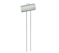 DSOUWEH Marqueurs de plantes en métal élégants, 25 pièces, étiquette de plante en métal pour fleurs et herbes, marqueur de jardin en acier inoxydable, signe de plante