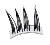DSOUWEH Modèle de cils professionnel avec base d'affichage robuste, essentiel pour la formation pratique des cours de maquillage de beauté, outils de