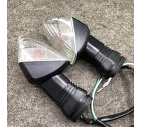 DSPOLIMV Compatible avec pour KLE 500 2005 2006 2007 pour Z750S 2005-2006 Clignotant Avant Arrière De Moto Témoin Lumineux Clignotants de Moto(Clear)