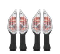DSPOLIMV Compatible avec Z1000 pour ZR1000 2010-2017 pour Z650 pour ER650 2017-2022 Clignotants Avant Et Arrière pour Moto Clignotants de Moto(4pcs Light Clear)