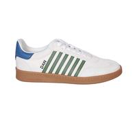 Dsquared2 - Baskets Blanches Rayures Vertes Accents Bleus - Homme - Chaussures - Blanc - Taille: 40 EU