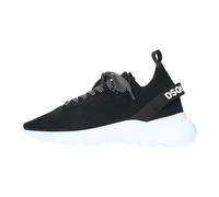 Dsquared2 - Baskets en tissu et cuir - Femme - Chaussures - Noir - Taille: 37 EU