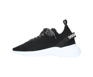 Dsquared2 - Baskets en tissu et cuir - Femme - Chaussures - Noir - Taille: 37 EU