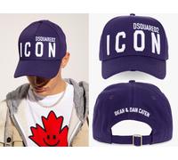 Dsquared2 Be Icon Casquette Chapeau Neuf Bnwt