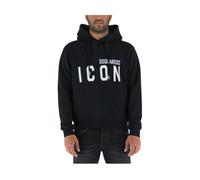 Dsquared2 - Be Icon Cool Sweat à capuche - Homme - Sweatshirts et sweats à capuche - Noir - Taille: XL