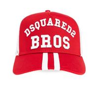 Dsquared2 Bros Casquette De Baseball Icon Trucker Neuve À Rayures En Maille