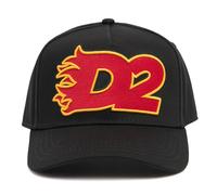 Dsquared2 Casquette Baseball Gothic Icon Retro, Coton, Noir, Unisexe