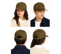 Dsquared2 Casquette Baseball Icon Guevara Militaire Khaki Toile, Taille Réglable