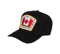 Dsquared2 - Casquette de baseball avec écusson brodé - Homme - Accessoires - Noir - Taille: ONE Size