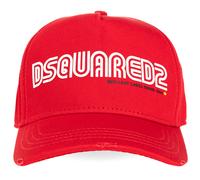 DSQUARED2 Casquette Rouge Leaf Label Cap Icon Unisexe