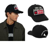 Dsquared2 Caten Twins Casquette Base-ball Icon Beige Logo Brodé Trucker