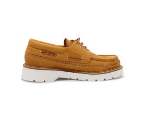 Dsquared2 - Chaussures de Bateau Explorer en Nubuck Camel - Homme - Chaussures - Brun - Taille: 43 EU