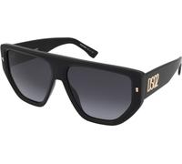 DSQUARED2 D2 0088/S 2M2 BLACK GOLD 60/14/145 Lunettes de soleil hommes