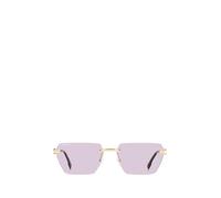 Dsquared2 Femme D2 0102/S EYR/UR Lunettes de soleil Métal Or Violet Géométrique Normale