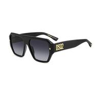 DSQUARED2 D2 0128/S Lunettes de Soleil, Noir, 58 Homme