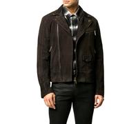 DSQUARED2 Daim Cuir Motard Style Veste Emblématique Blouson Veste BNWT M
