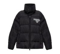 Dsquared2 - Doudoune avec logo imprimé - Femme - Vestes - Noir - Taille: 38 FR