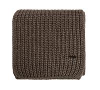 Dsquared2 - Écharpe en laine avec logo cousu - Homme - Accessoires - Brun - Taille: ONE Size